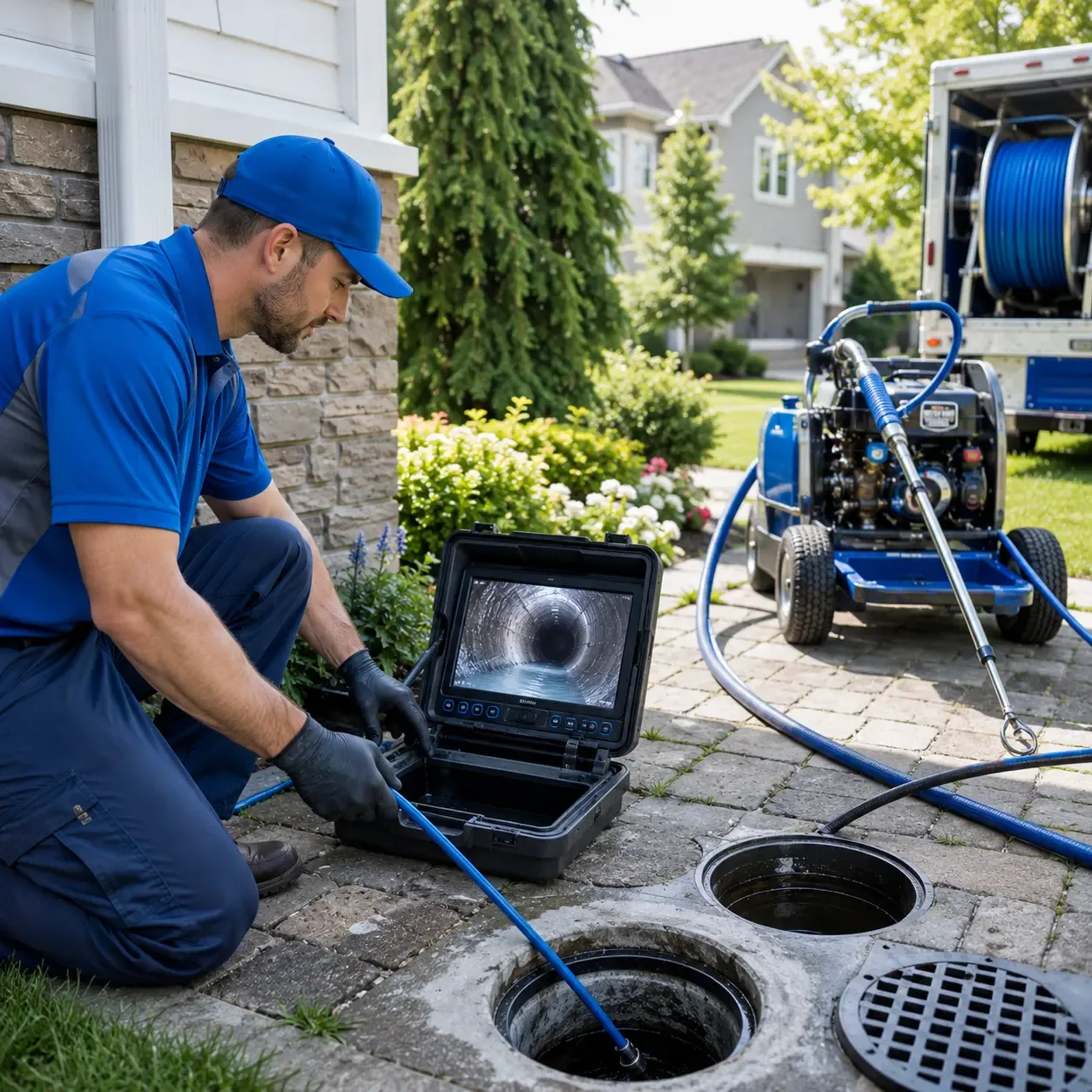 Outdoor drain cleaning professionals serving Hopewell, VA